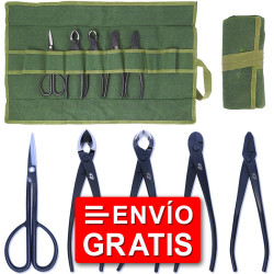 Kit Bonsái Completo 5 Herramientas + Estuche